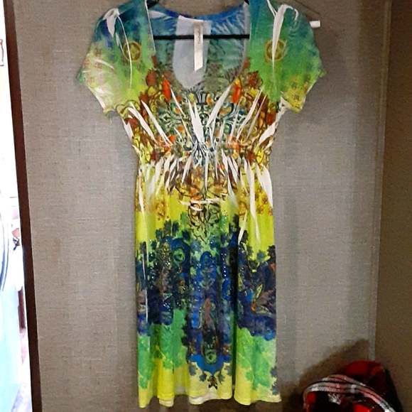 christanalove Dresses & Skirts - Gently used ChrinaLove Multicolored Sparkled Dress